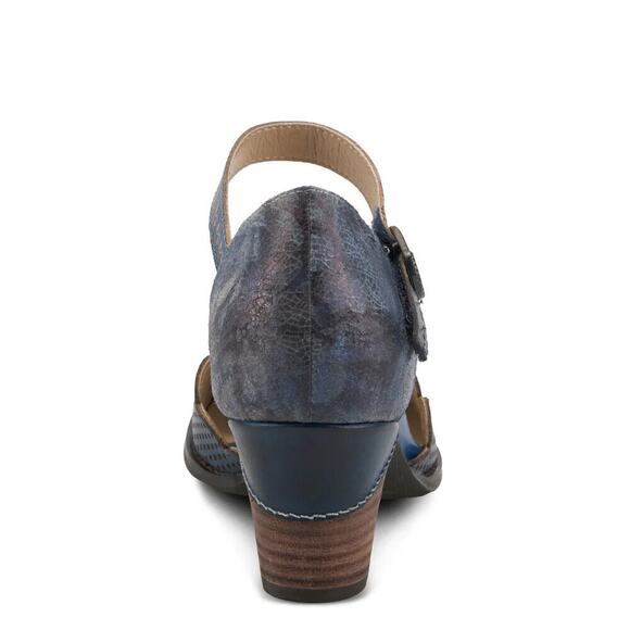 L'Artiste by Spring Step Womens Parchelle Leather Ankle Strap Shoe -- Navy NEW - Picture 3 of 7